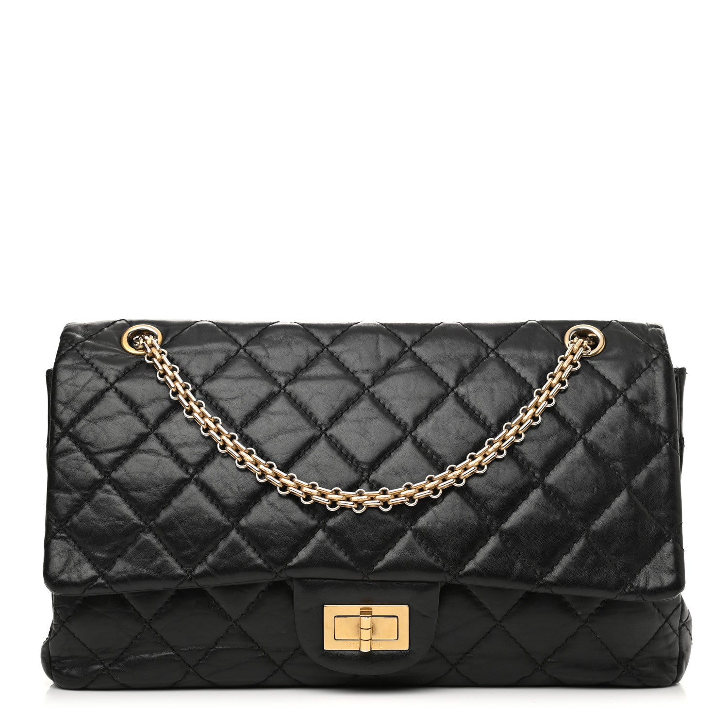 Chanel Aged Calfskin Quilted 2.55 Reissue 227 Flap Black 1 of 13