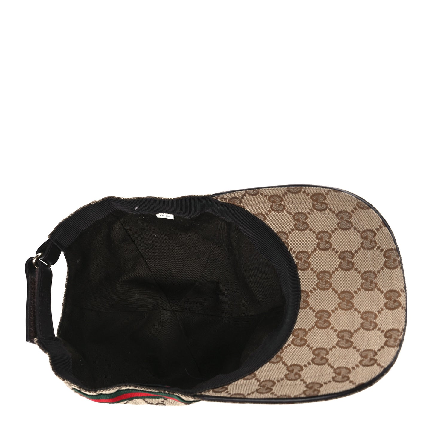 Monogram Web Baseball Hat L Beige Cocoa