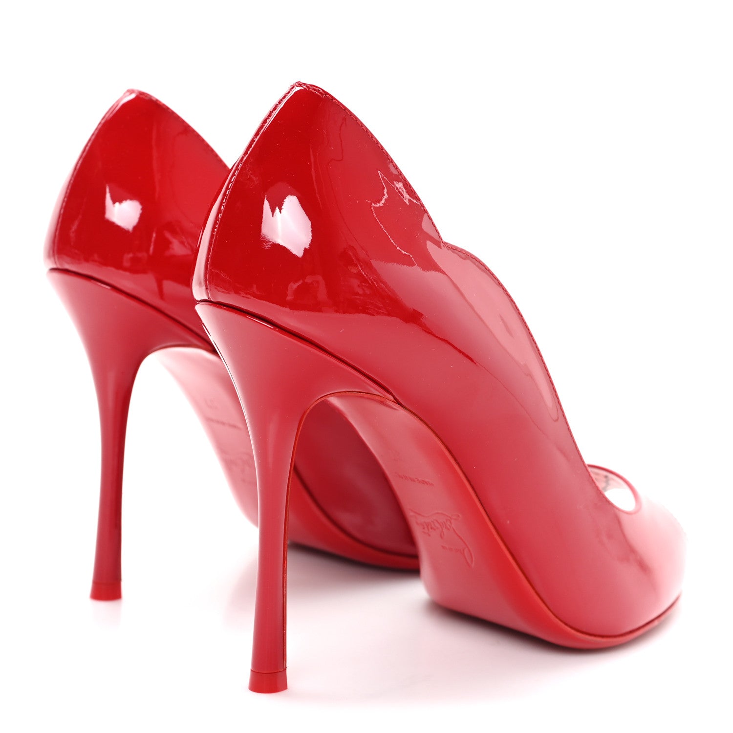 Christian Louboutin Patent Chick Up 100 Pumps 37 Loubi 1819957