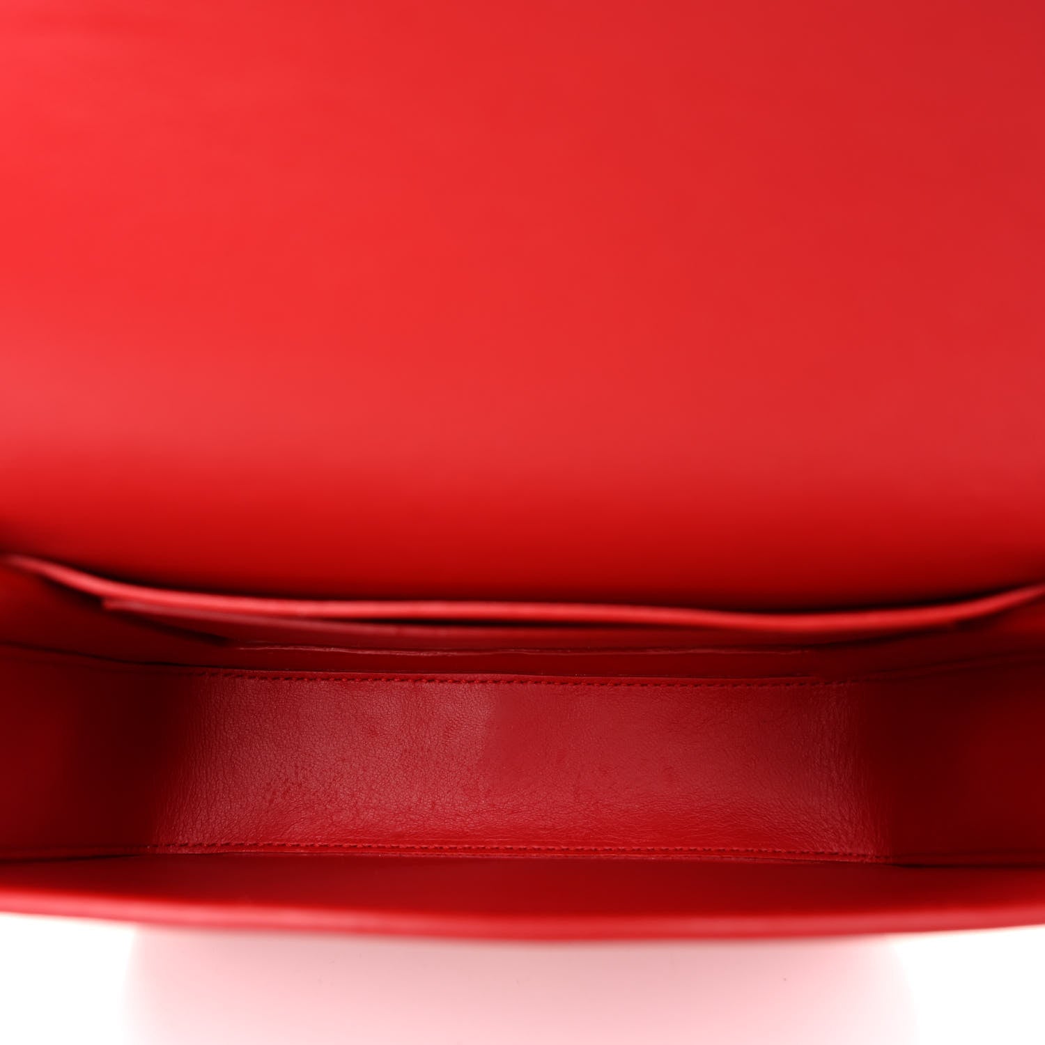 Burberry Smooth Calfskin Small Two Tone Grace Bag Red 5 of 10