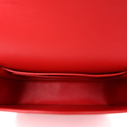 Burberry Smooth Calfskin Small Two Tone Grace Bag Red 5 of 10