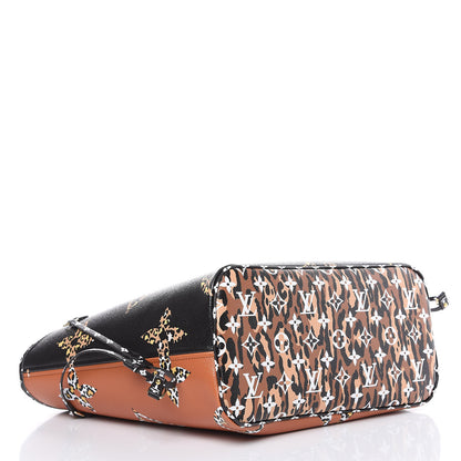 Louis Vuitton Monogram Giant Jungle Neverfull MM Black 4 of 9