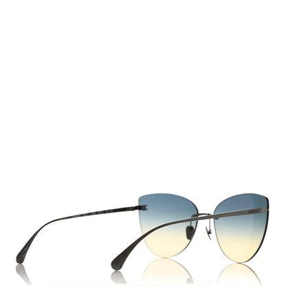 Chanel Cat Eye Sunglasses 4273-T Blue 4 of 7