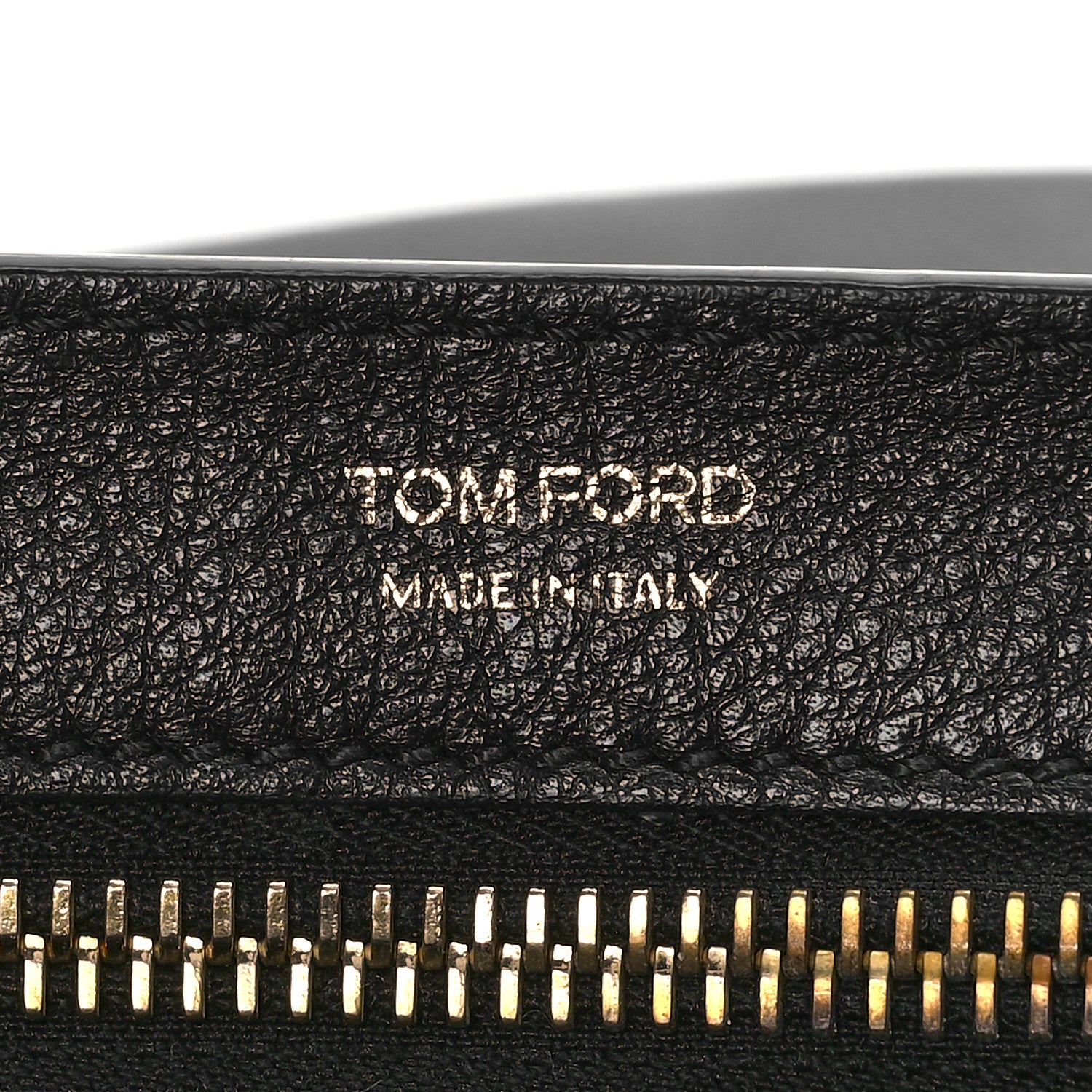 Tom Ford Calfskin Medium Leonica Padlock Satchel Bag Black 6 of 12