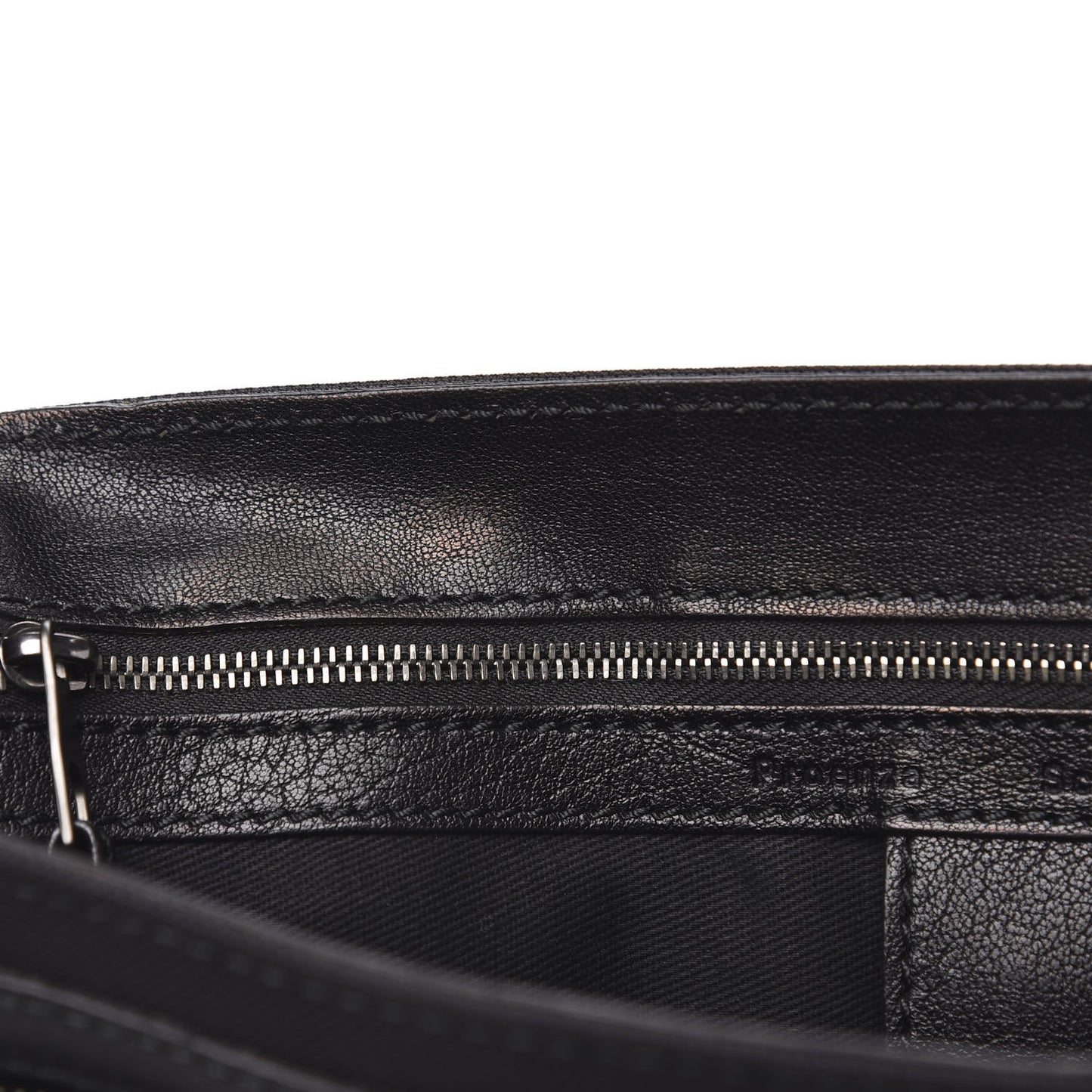 Lambskin Nylon Extra Large PS1 Satchel Black