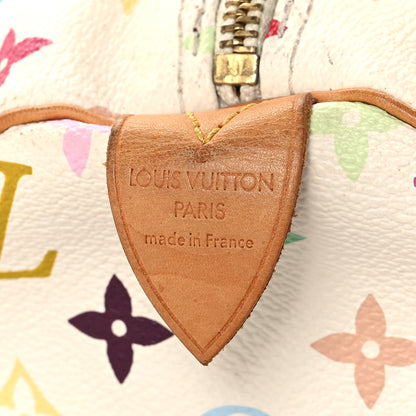 Louis Vuitton Monogram Multicolor Speedy 30 White 6 of 15