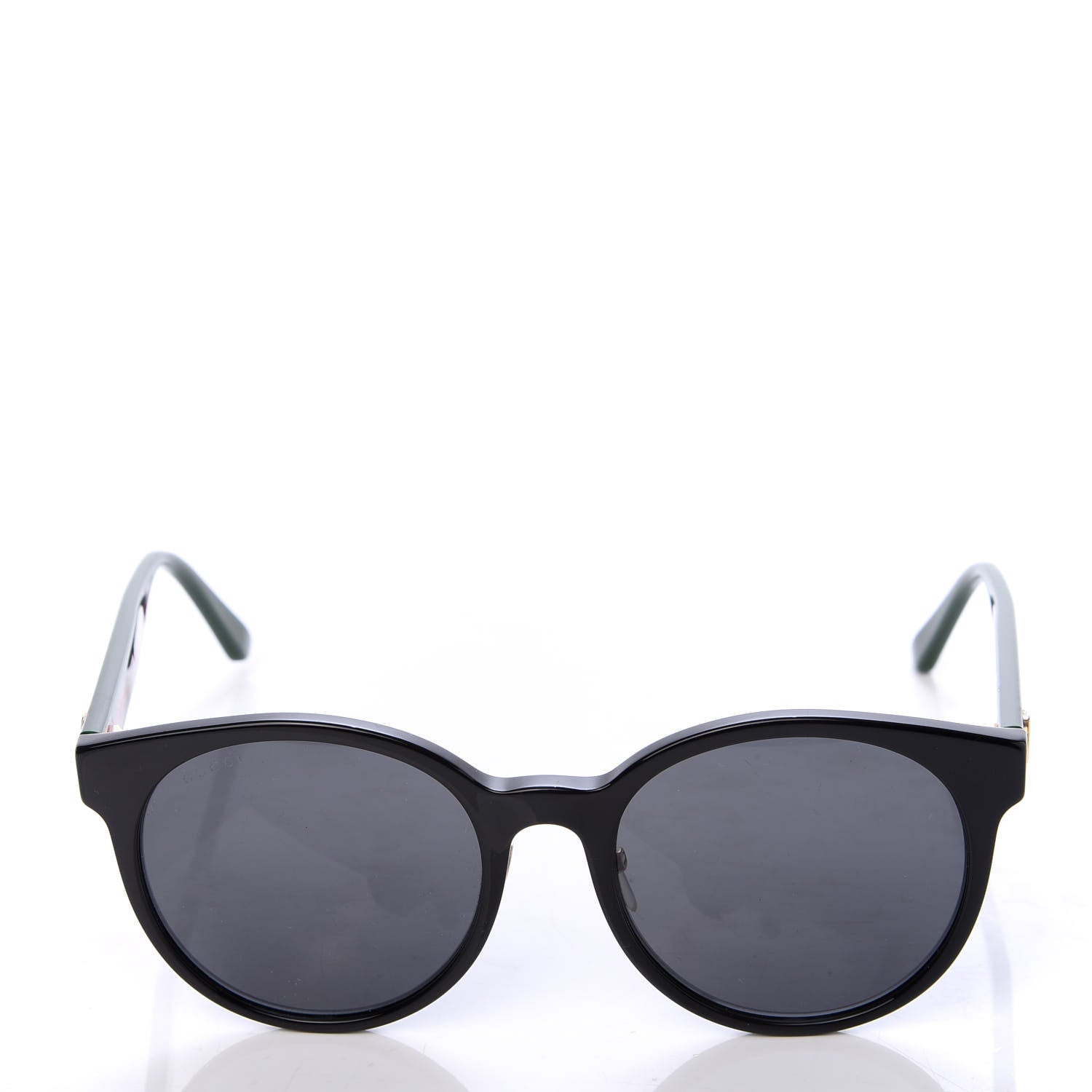 Gucci Acetate GG Web Round Eye Sunglasses GG0854SK Black 2 of 8