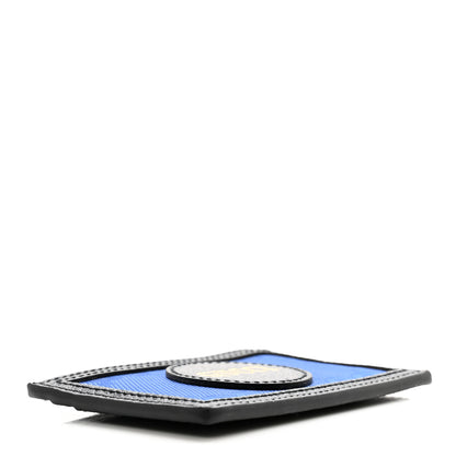 Gucci Econyl Nylon Monogram Off The Grid Card Case Guilted Blue Black 4 of 7