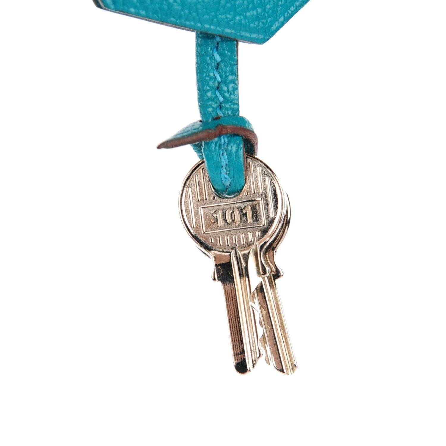 Hermes Chevre Mysore Kelly Retourne 32 Bleu Paon 20 of 23