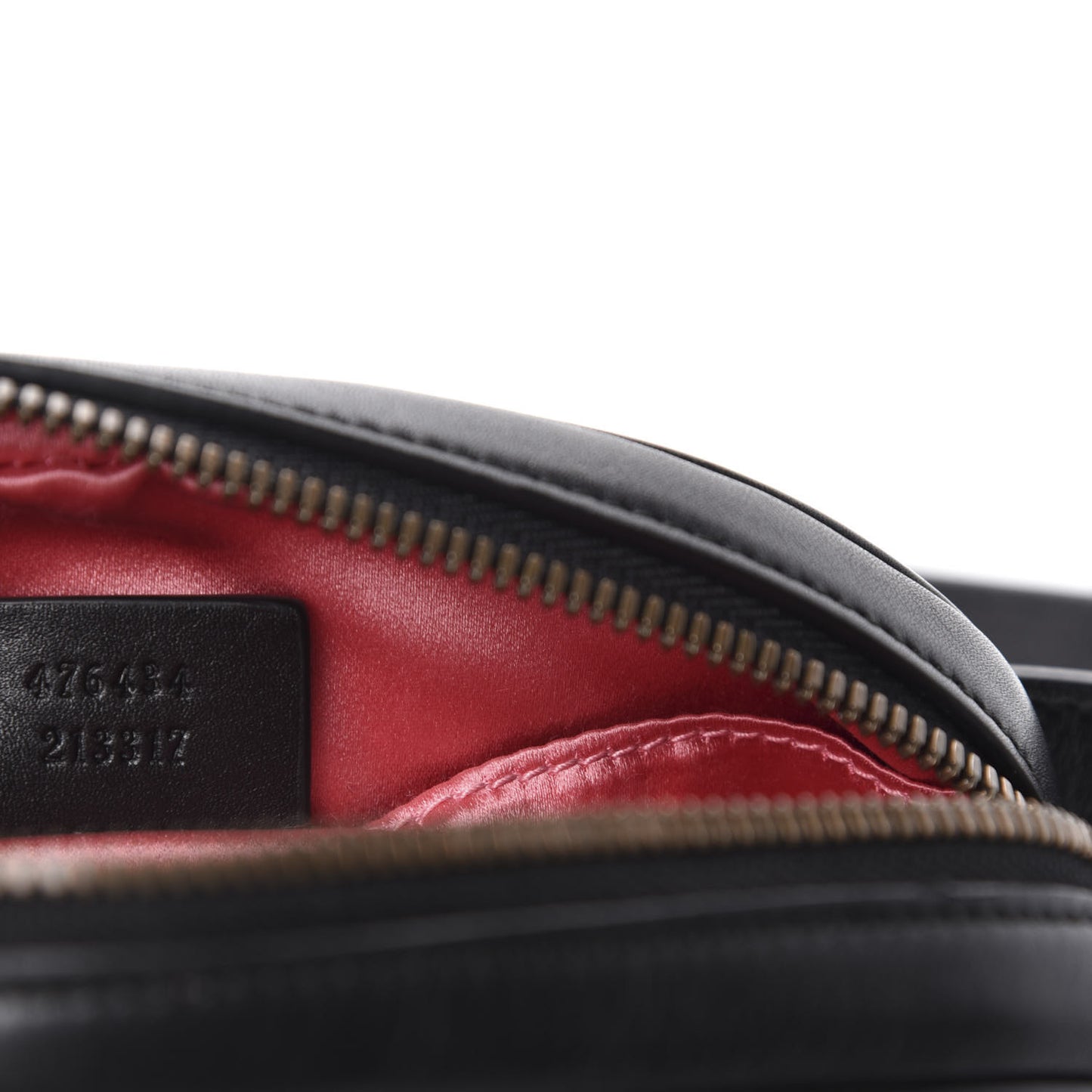 Calfskin Matelasse GG Marmont Belt Bag 85 34 Black White