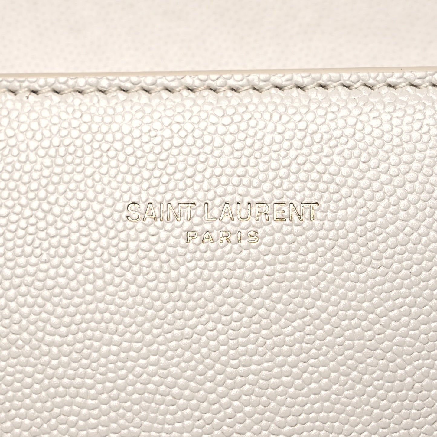 Grain de Poudre Medium Classic Monogram Cassandra Top Handle Crema Soft Rouge Legion