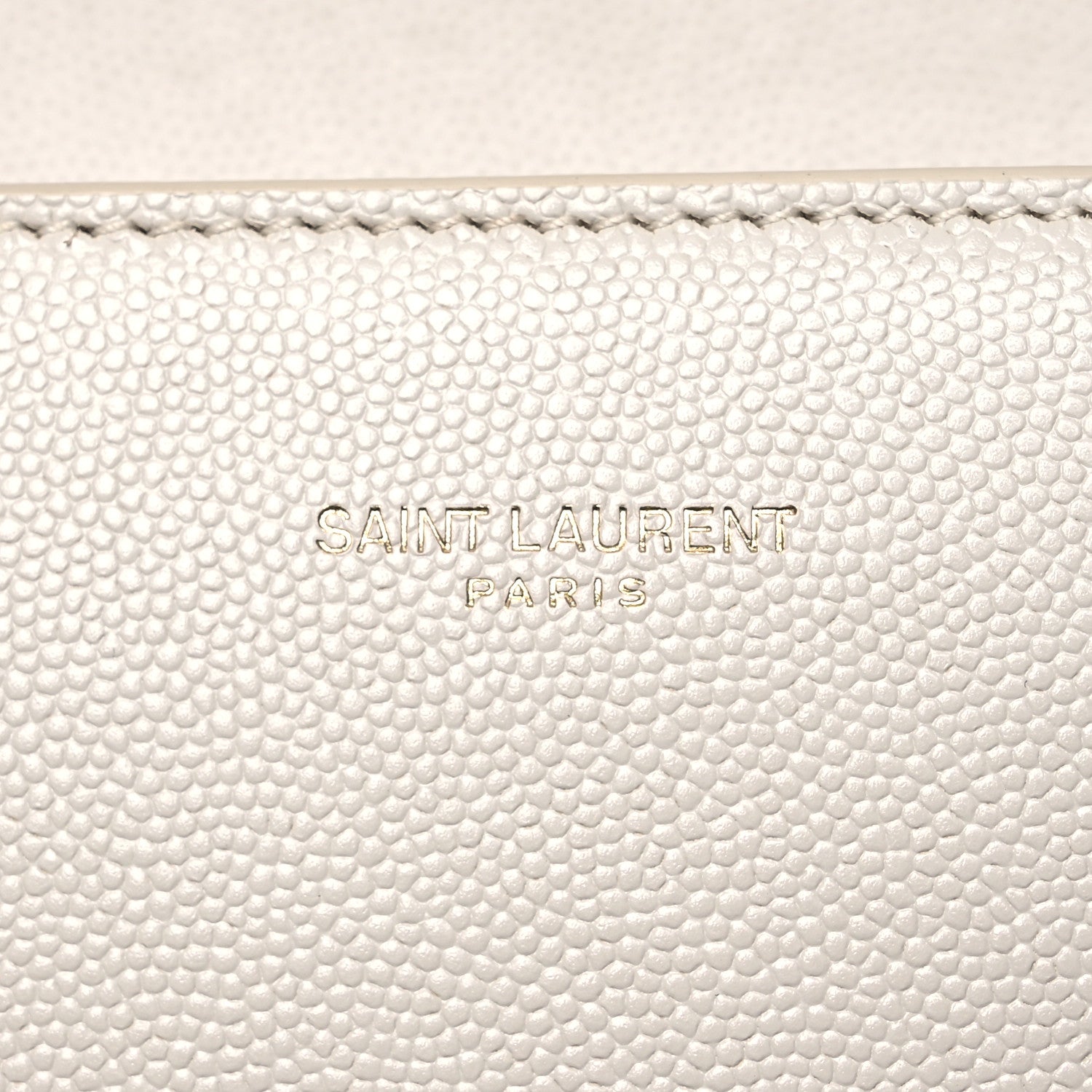 Saint Laurent Grain de Poudre Medium Classic Monogram Cassandra Top Handle Crema Soft Rouge Legion 7 of 20