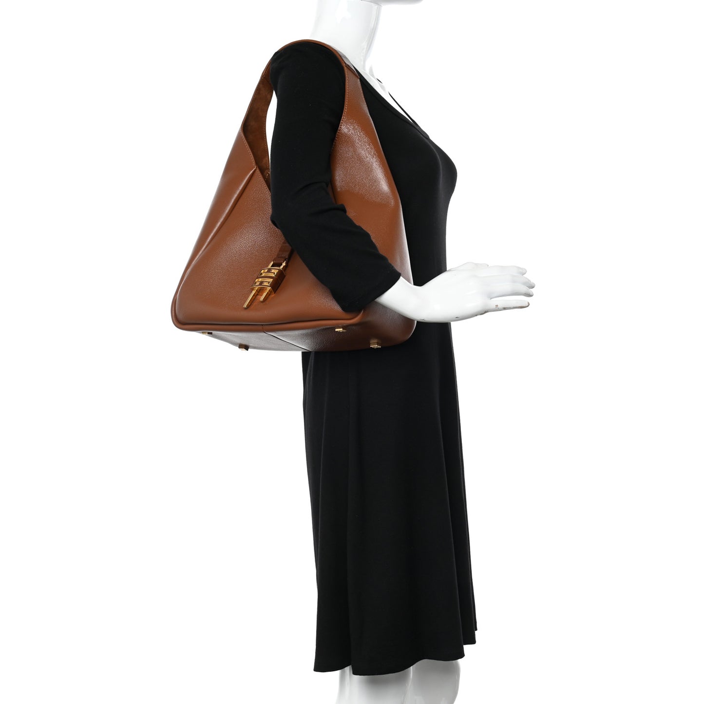 Calfskin Medium G-Lock Hobo Tan