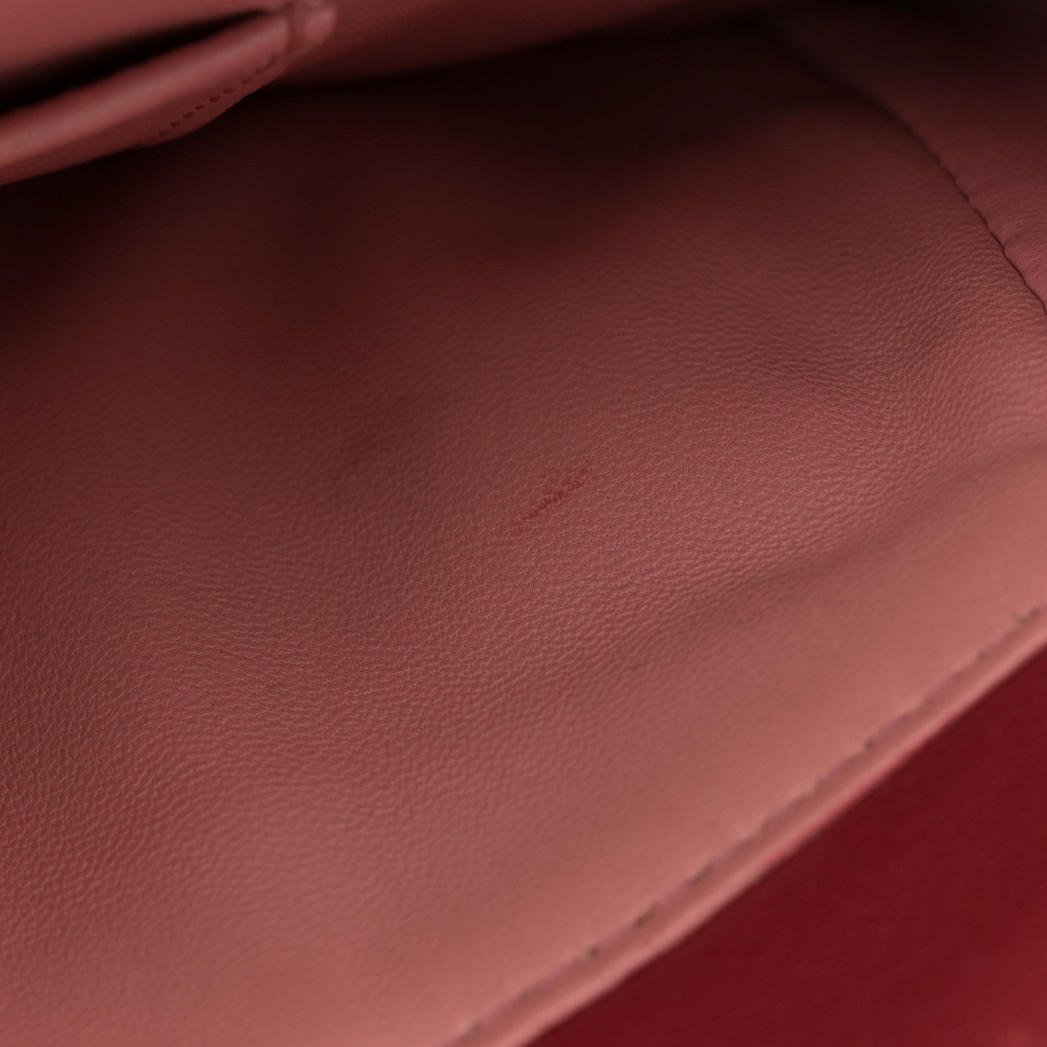 Fendi Nappa Elaphe Monster Eyes Mini Peekaboo Iconic Satchel Ruby Bois de Rose Natural 14 of 18