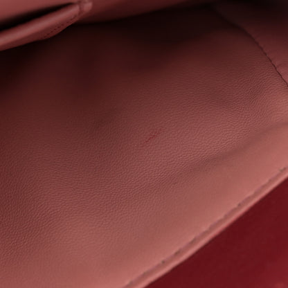 Fendi Nappa Elaphe Monster Eyes Mini Peekaboo Iconic Satchel Ruby Bois de Rose Natural 14 of 18