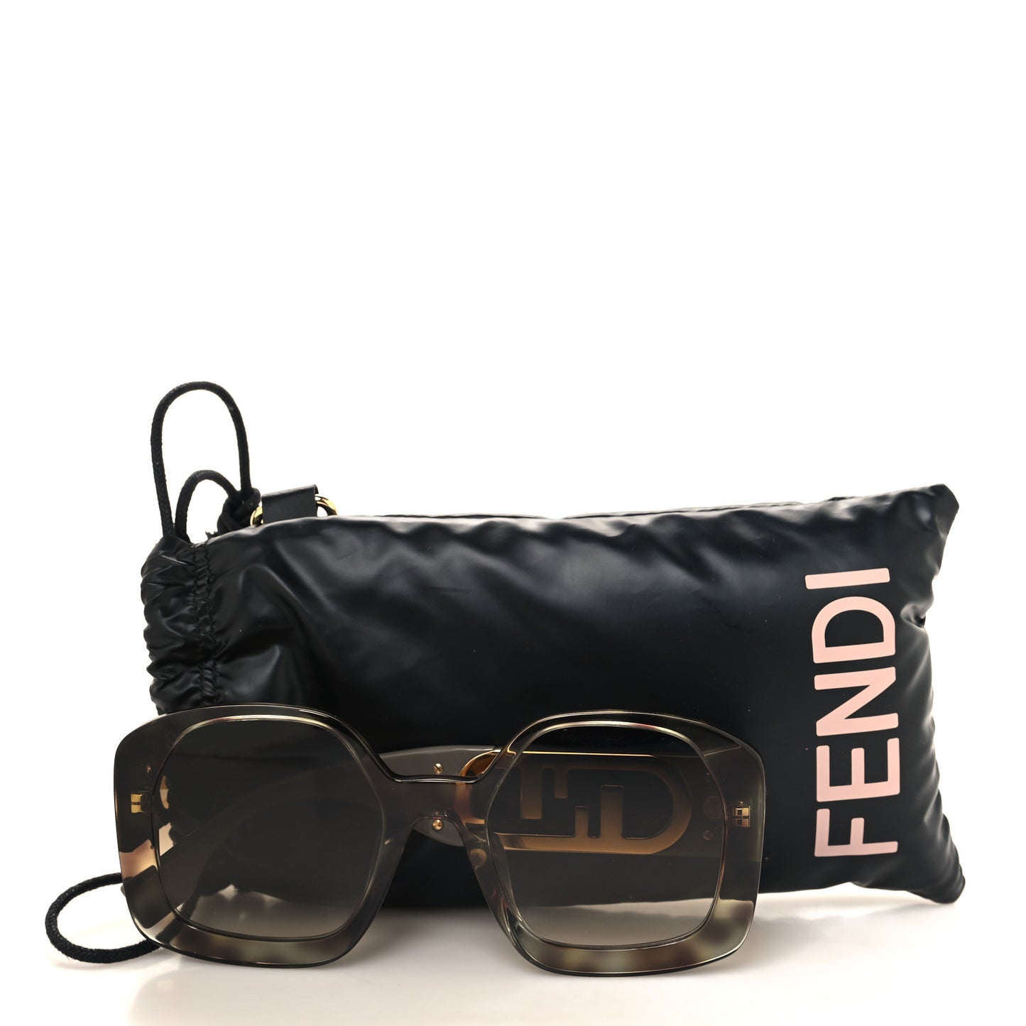 Acetate O'Lock Square Sunglasses FE40048U Tortoise
