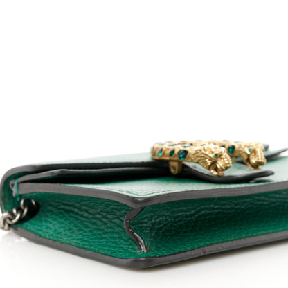 Gucci Calfskin Super Mini Dionysus Shoulder Bag Emerald 8 of 9