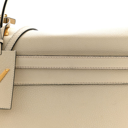 Valentino Garavani Grained Calfskin Medium My Rockstud Frame Bag Light Ivory 7 of 12