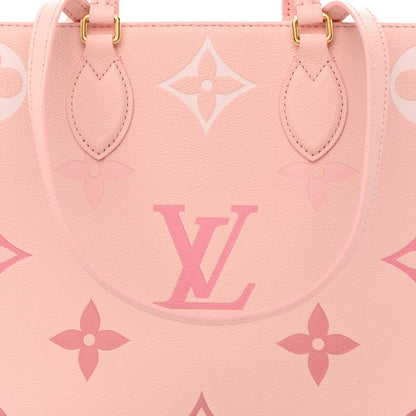 Louis Vuitton Empreinte Monogram Giant Onthego MM Degrade Rose 7 of 9