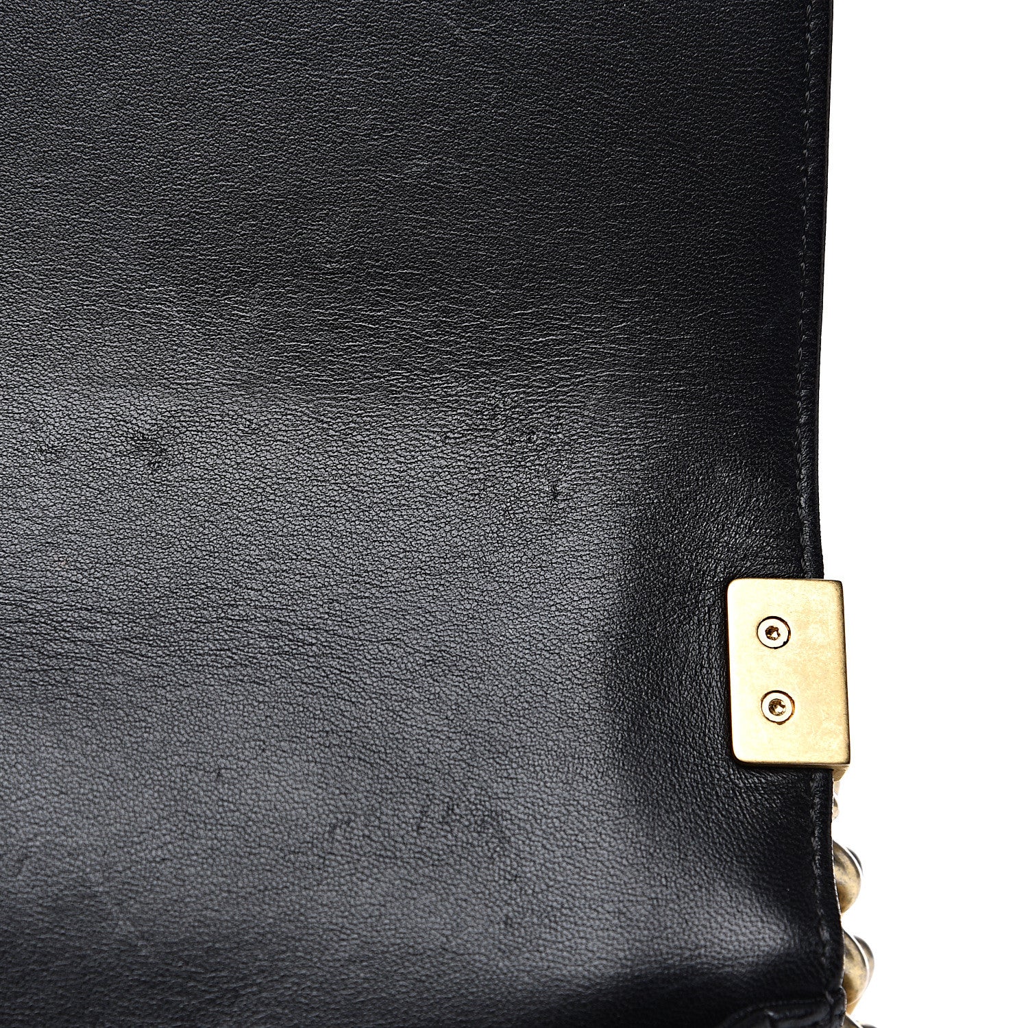 Chanel Lambskin Quilted Medium Boy Flap Black 15 of 17