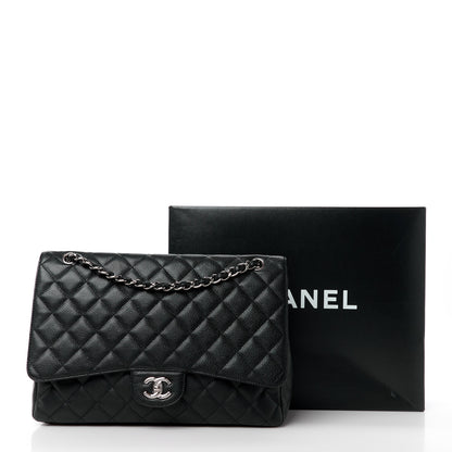Chanel Caviar Quilted Maxi Single Flap Black 16 of 16