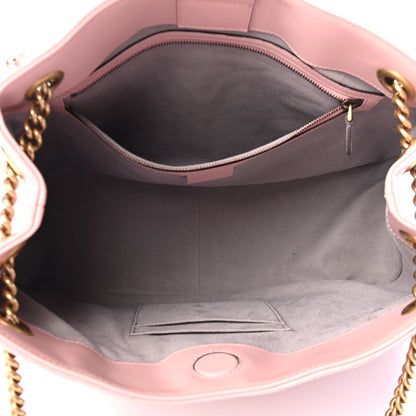 Gucci Calfskin Matelasse Medium GG Marmont Shoulder Tote Bag Perfect Pink 4 of 6