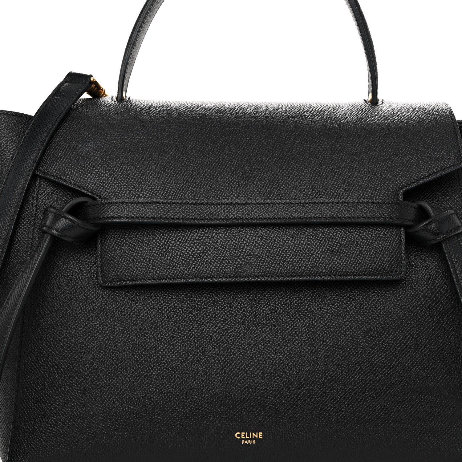 Celine Grained Calfskin Mini Belt Bag Black 7 of 9