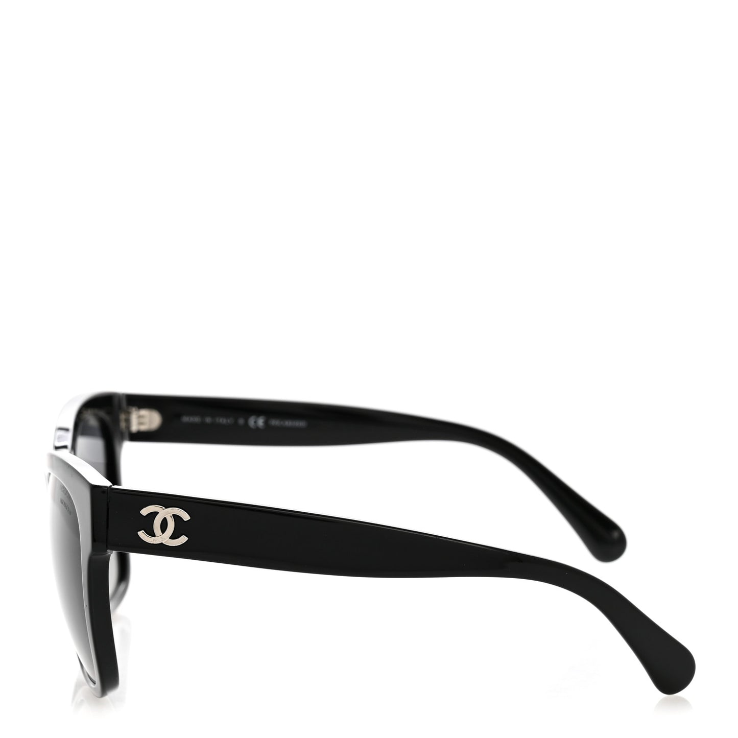 Acetate Polarized Square CC Sunglasses 5380 Black