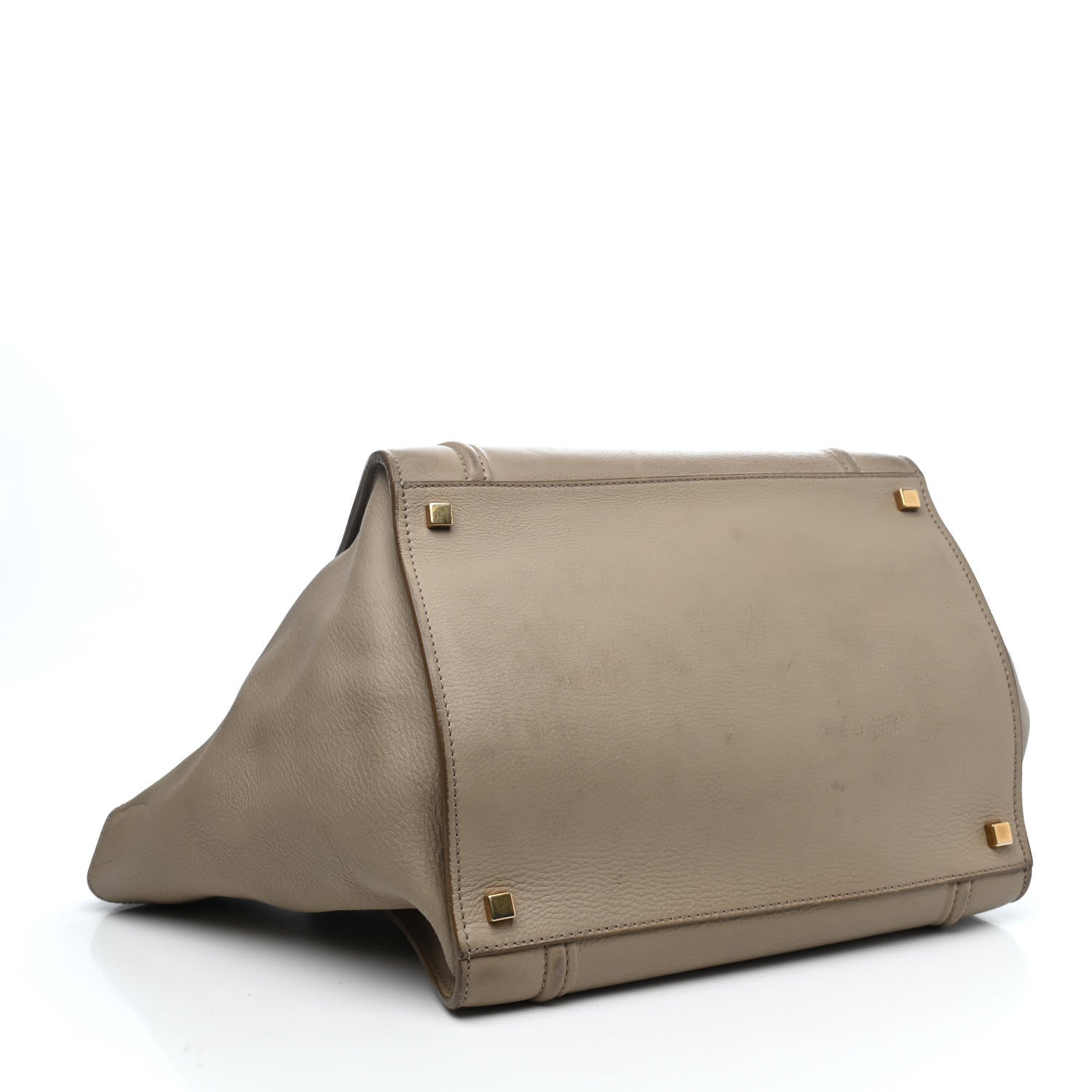 Celine Grained Calfskin Medium Phantom Luggage Taupe 3 of 4