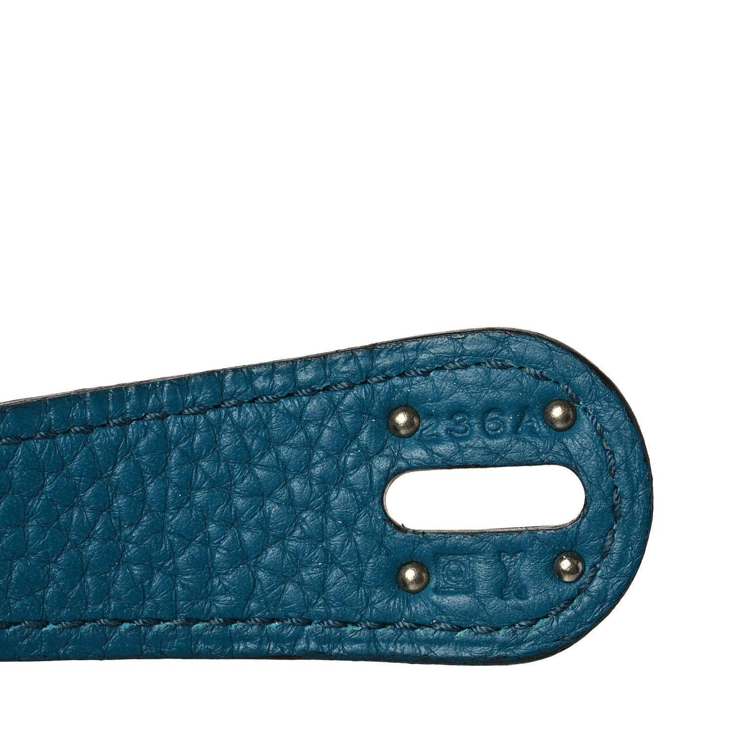 Hermes Taurillon Clemence Lindy 34 Bleu Izmir 6 of 9