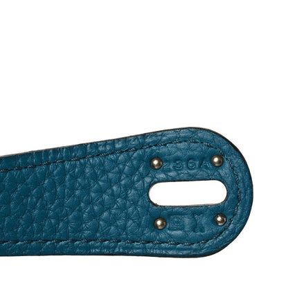 Hermes Taurillon Clemence Lindy 34 Bleu Izmir 6 of 9