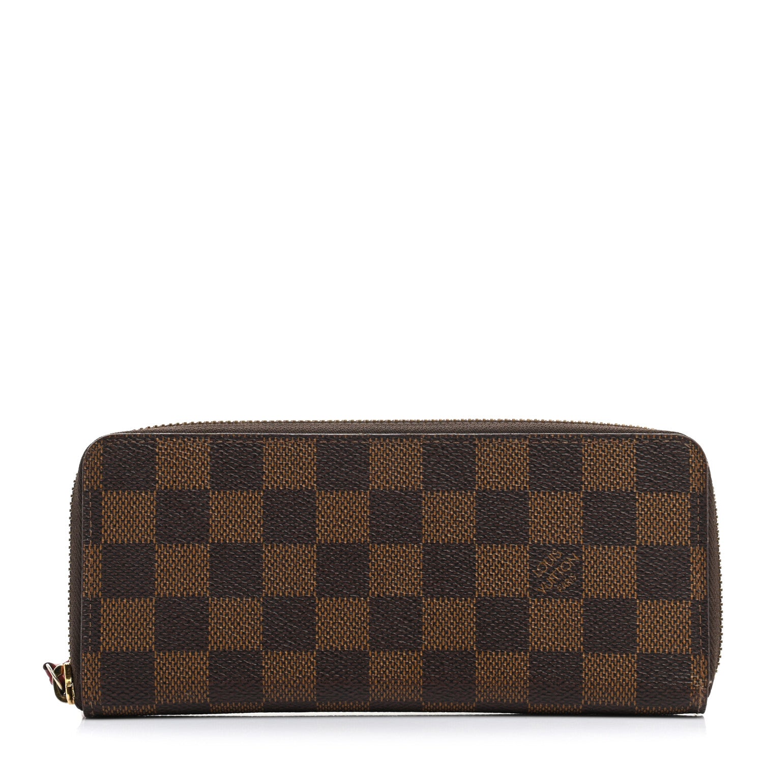 Louis Vuitton Damier Ebene Clemence Wallet Cherry 1 of 8