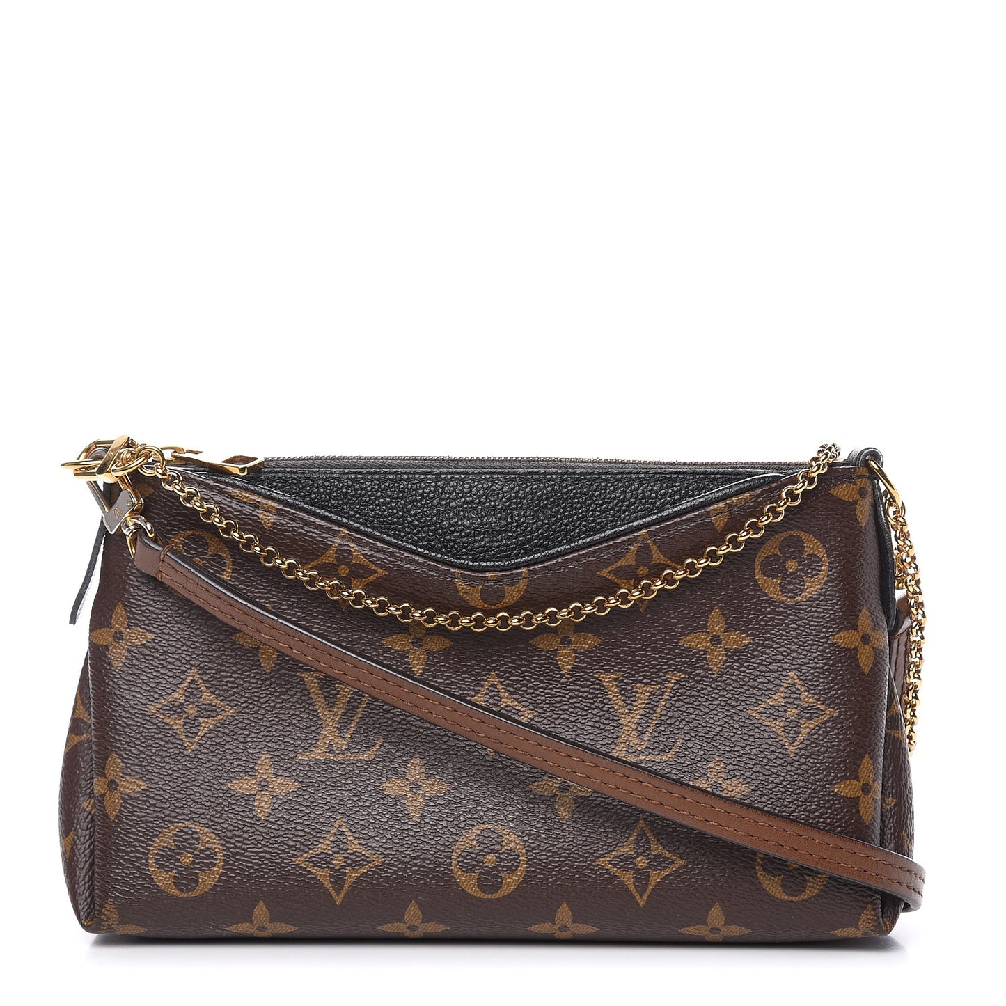 Monogram Pallas Clutch Black