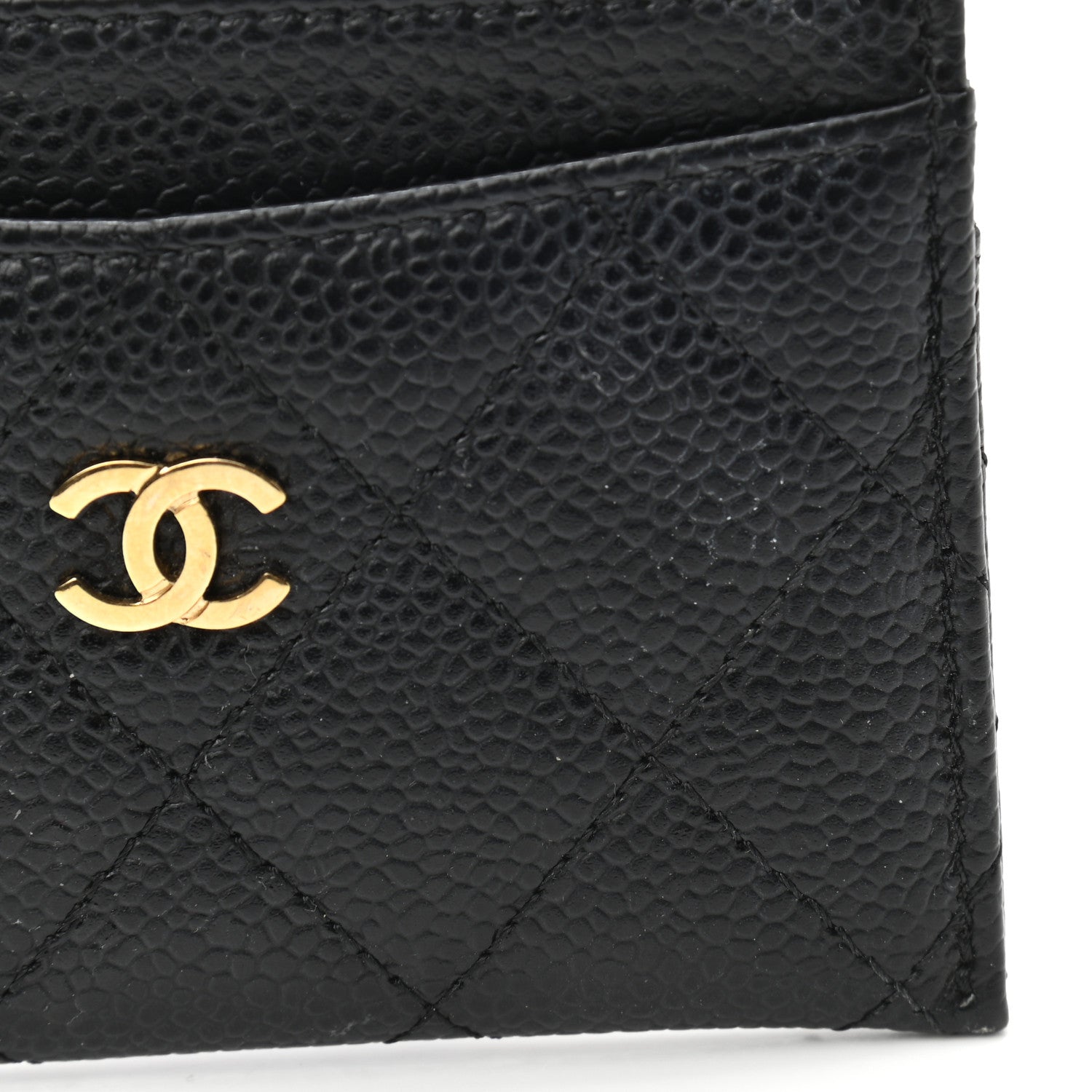 Chanel Caviar Quilted Card Holder Black 10 of 11