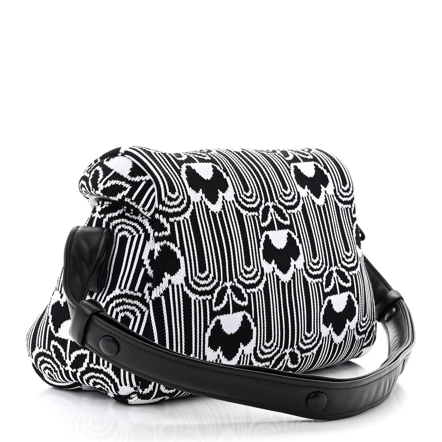 Maglia Jacquard Signaux Bag Black White