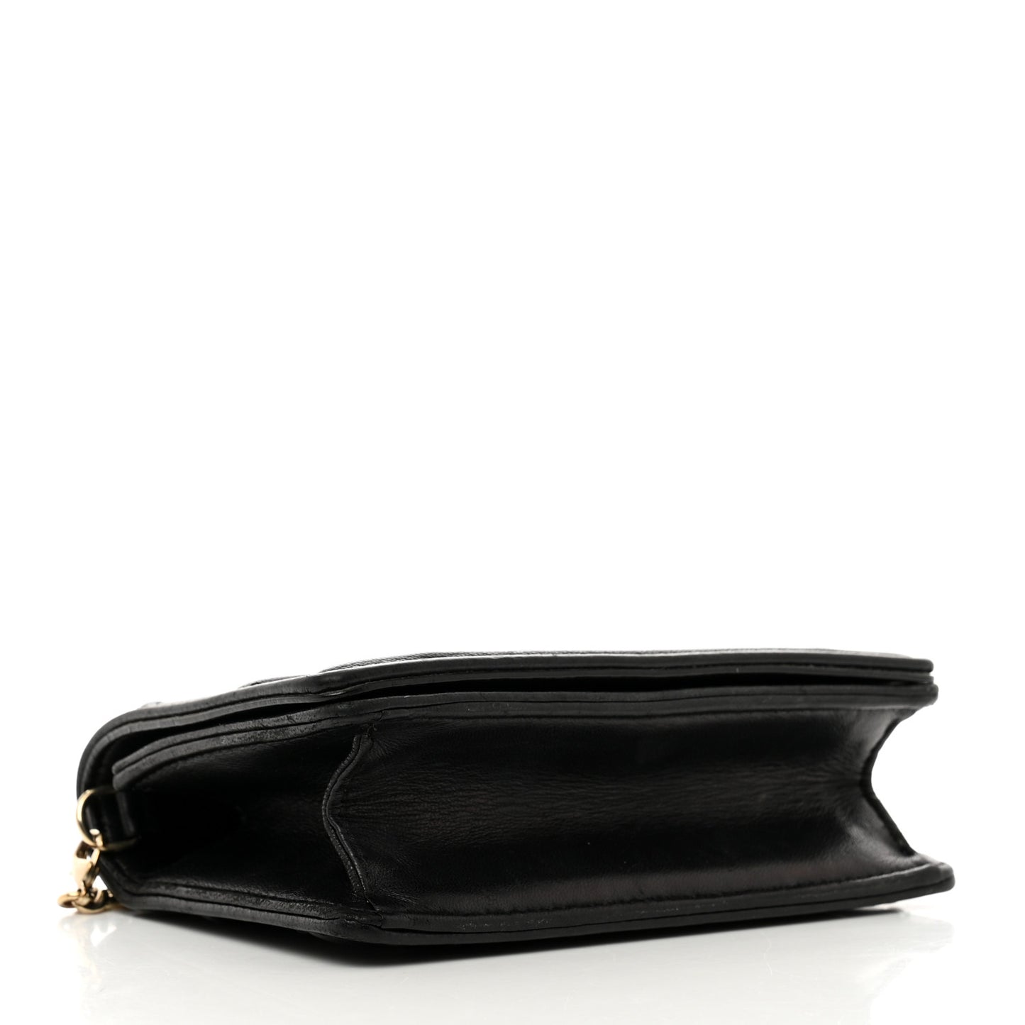 Lambskin Baby Diorama Flap Bag Black