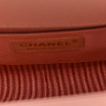 Chanel Caviar Quilted Medium Boy Flap Light Pink 5 of 10