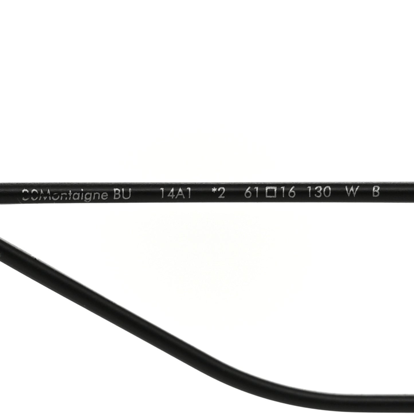 Acetate Square 30 Montaigne BU Sunglasses Black