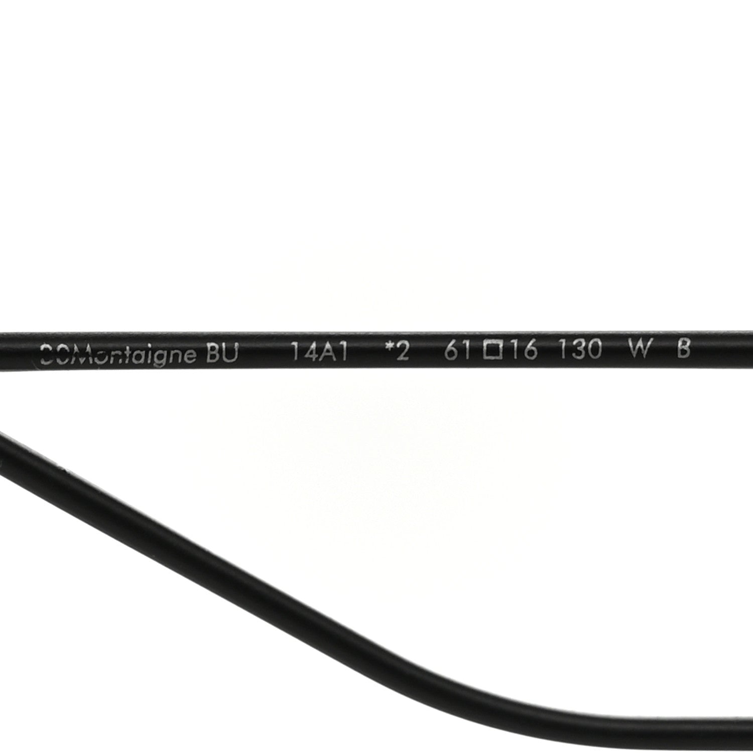 Christian Dior Acetate Square 30 Montaigne BU Sunglasses Black 5 of 8