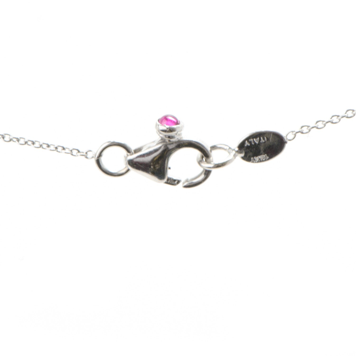 Tiffany 18K White Gold Elsa Peretti Diamonds by the Yard Station Necklace 4 of 6