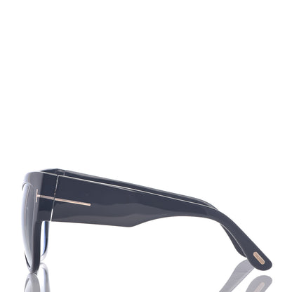 Tom Ford Acetate Anoushka Cat Eye Sunglasses TF371 Black 3 of 7