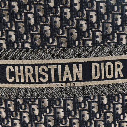 Christian Dior Oblique Large Book Tote Blue Multicolor 7 of 9
