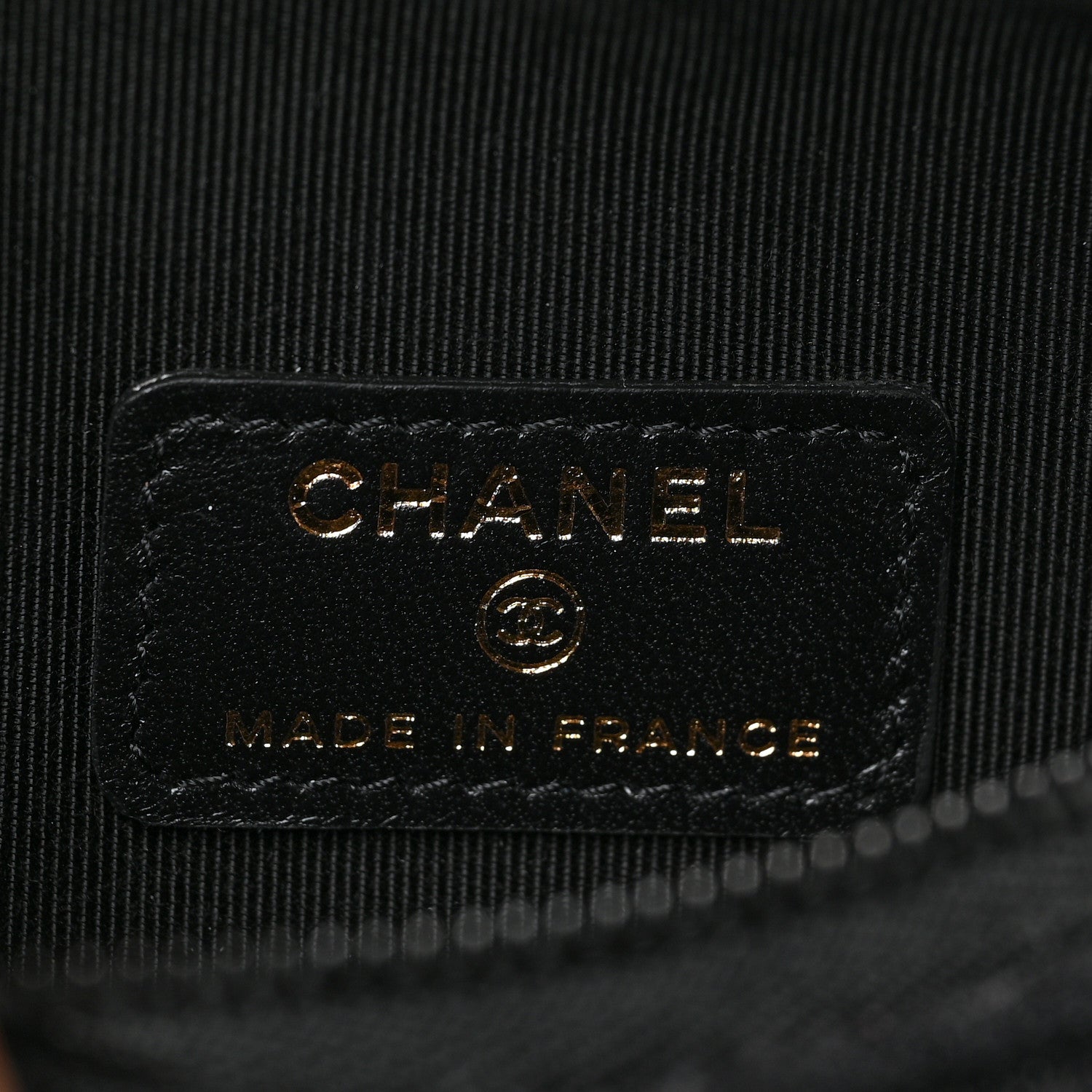 Chanel Tweed Lambskin Quilted Arm Coin Purse Black 6 of 9