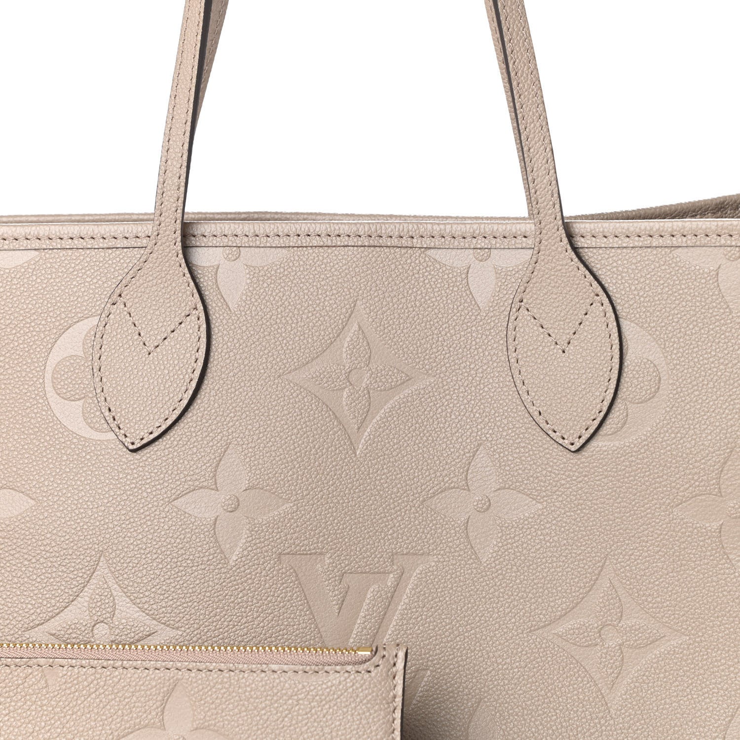 Louis Vuitton Empreinte Monogram Giant Neverfull MM Tourterelle 7 of 9