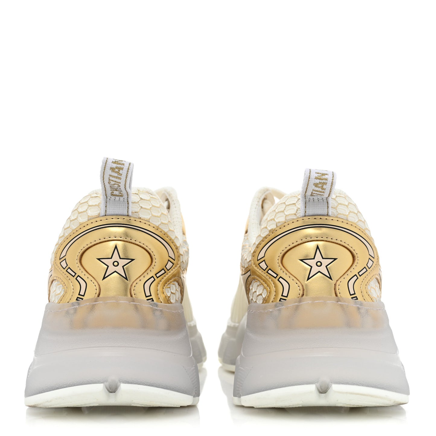Matte Technical Fabric Mesh Dior Vibe Sneakers 38 White Gold