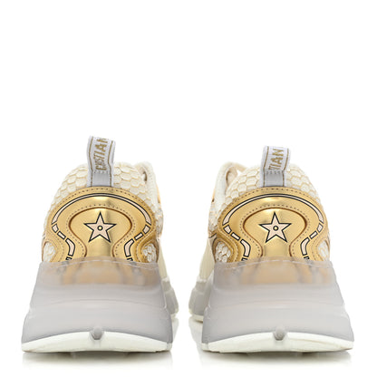 Christian Dior Matte Technical Fabric Mesh Dior Vibe Sneakers 38 White Gold 4 of 10
