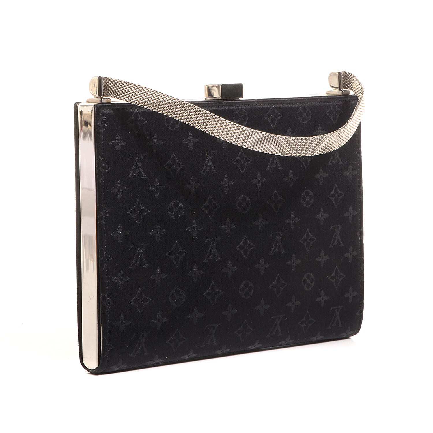 Louis Vuitton Satin Monogram Ange PM Black 3 of 7