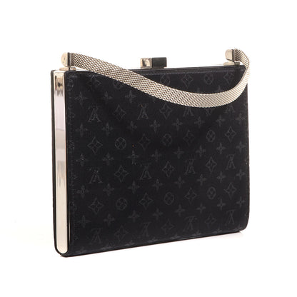 Louis Vuitton Satin Monogram Ange PM Black 3 of 7