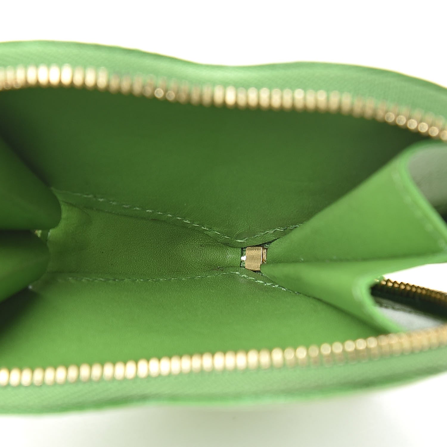 Cartier LOUIS VUITTON Vernis Heart Coin Purse Vert Tonic 5 of 9