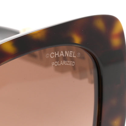 Chanel Acetate Strass Square Sunglasses 5422-B Tortoise 7 of 8
